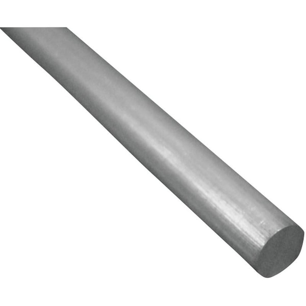 K&S Precision Metals Decorative Metal Rod, 14 in Dia, 36 in L, 1100O Aluminum, 6061 Grade 3055 - main