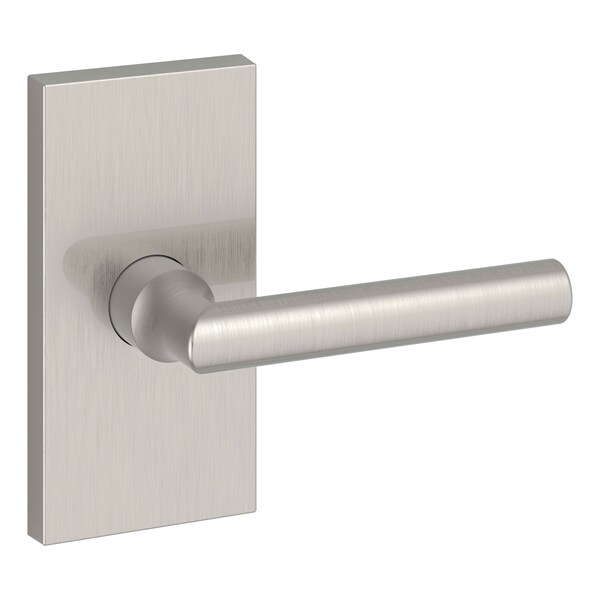 Baldwin Full Dummy Tube Lever and Contemporary 5in Rose Satin Nickel Finish FDTUBCFR150 - main