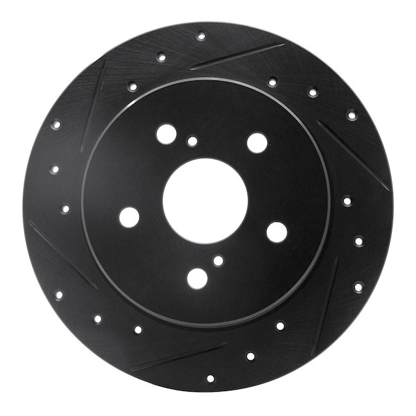 Dynamic Friction Co DFC Brake Rotor - Drilled and Slotted - Black 633-75041L - main