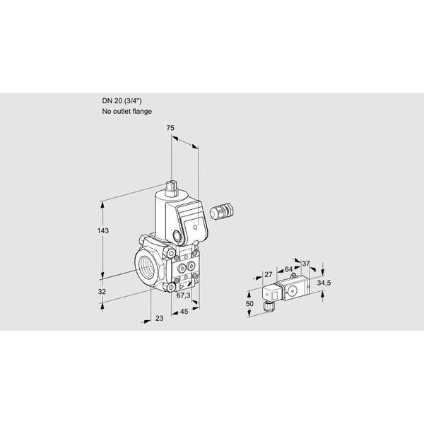 Honeywell Kromschroder VAS120/-R/NW KS88024617 - main