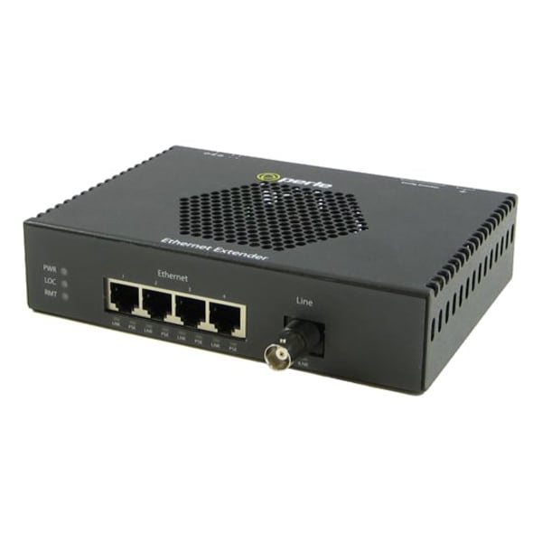 Perle Systems EXP-4S1110PE-BNC-XT 4X10/100/1000 BNC POE+ CPE XTEM EXT 06004920 - main