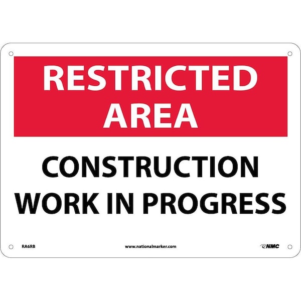 Nmc Restricted Area Exit Sign RA6RB - main