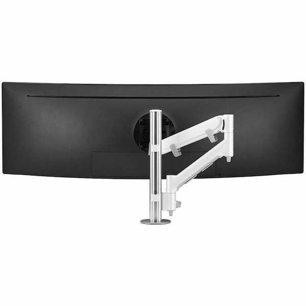 Atdec heavy duty, spring assisted monitor desk mount, suits flat monitor screens up to 31 lbs, AWMS-HX40-H-W - main
