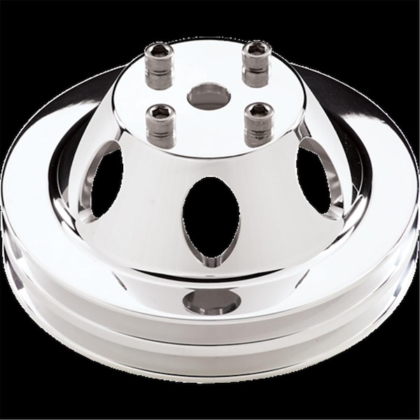 Billet Specialties 78120 2 Groove WP Pulley for Polished Long Water with Big Block Chevy BSP78120 - main