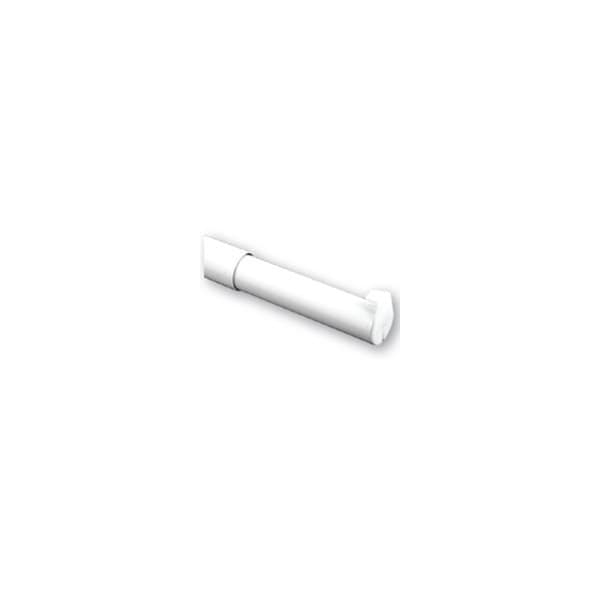 John Sterling ClosetPro Adjustable Closet Rod, 114 in Dia, 72 to 120 in L, Steel RP0021-72120 - main