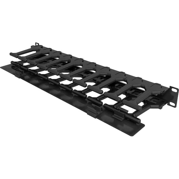 Vertiv 1Ux4In Horiz Cable Mgr W/Cover VRA1002 - main