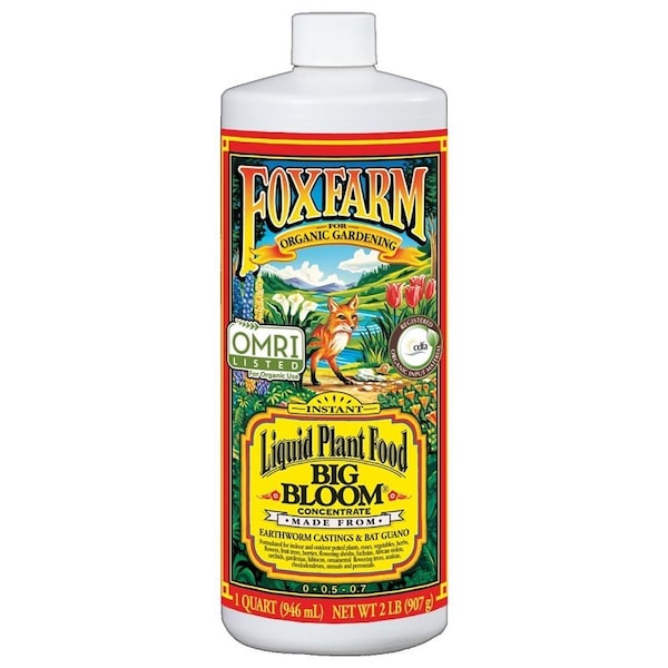 Big Bloom 790102 Plant Food, 1 qt, Liquid, 0-0.5-0.7 N-P-K Ratio BBQT - main