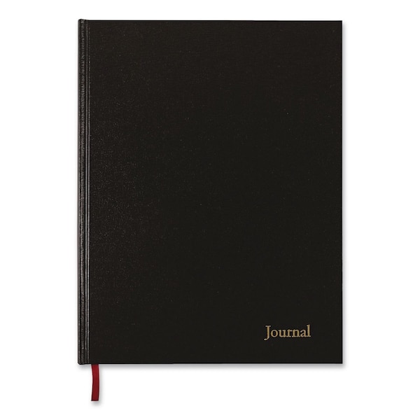 Tops Executive Journal, 1-Subject, Wide/Legal Rule, Black Cover, (80) 11 x 8.5 Sheets J25811 - main