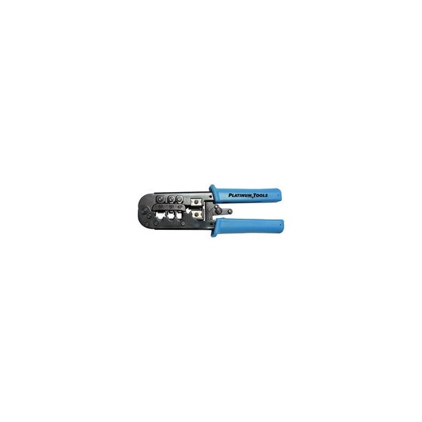 Cable Wholesale Network and Phone RJ11 / RJ12 / RJ22 / RJ45 Crimp Tool by Platinum Tools. For use with 12503C - main