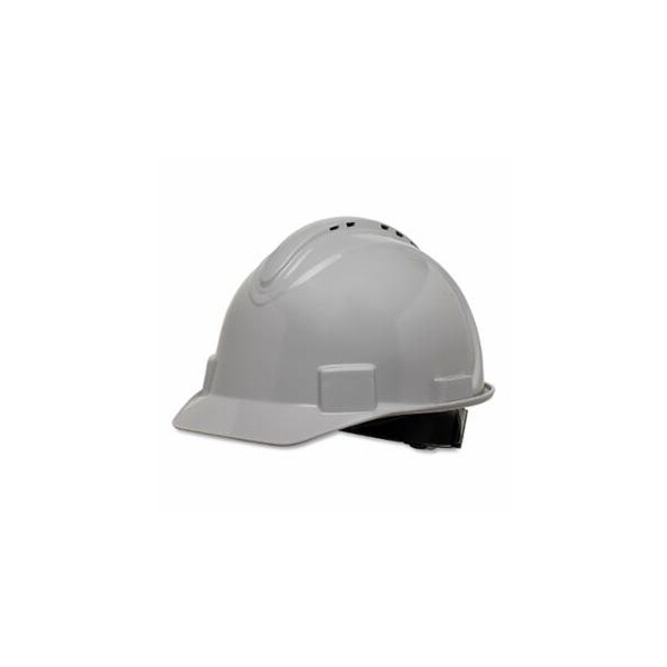 North Short Brim Hard Hat, 4-point Ratchet Suspension, Vented, Gray 068-NSB11009 - main