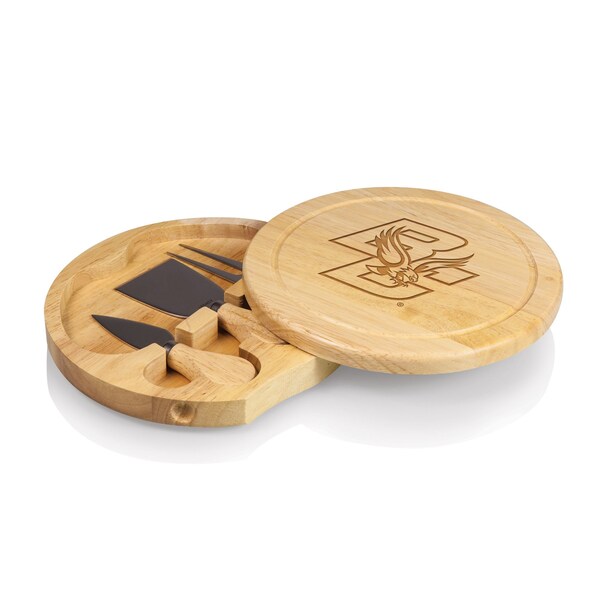 Picnic Time Family Of Brands NCAA Boston College Eagles Brie Cheese Board and Knife Set - Charcuterie Board Set 878-00-505-053-0 - main