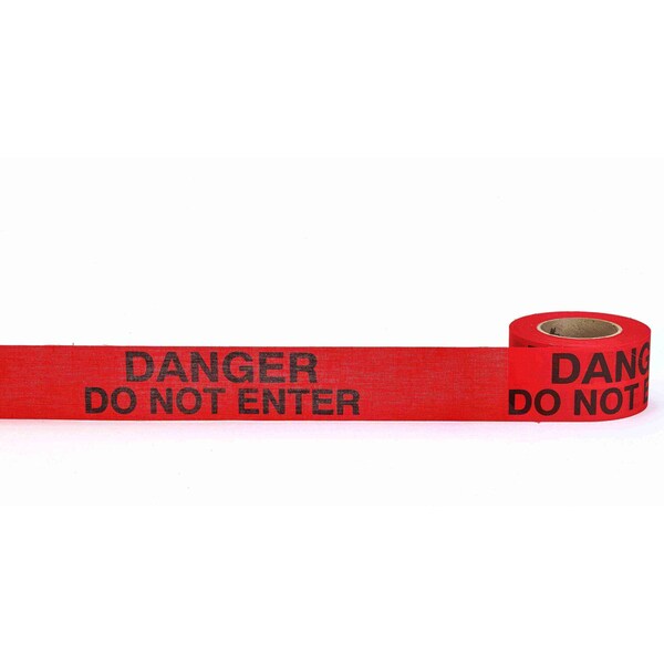 Mutual Industries REPULPABLE TAPE 3in DANGER RED, 16PK 17771-79-3000 - main