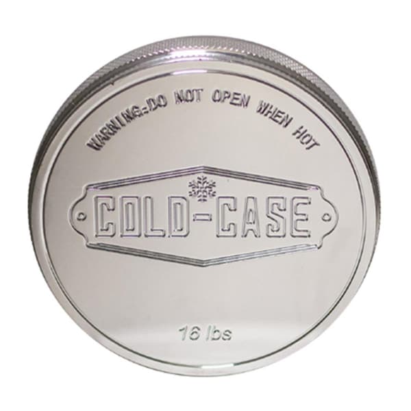 Cold Case Radiators Radiator Cap Billet Poli Shed, Polished CCRRC100 - main