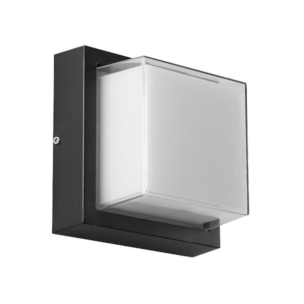 Sunlite LED Black Square Modern Outdoor Light Fixture, 12W 850 Lumens 30K/40K/50K, 90 CRI ETL Listed 85110-SU - main
