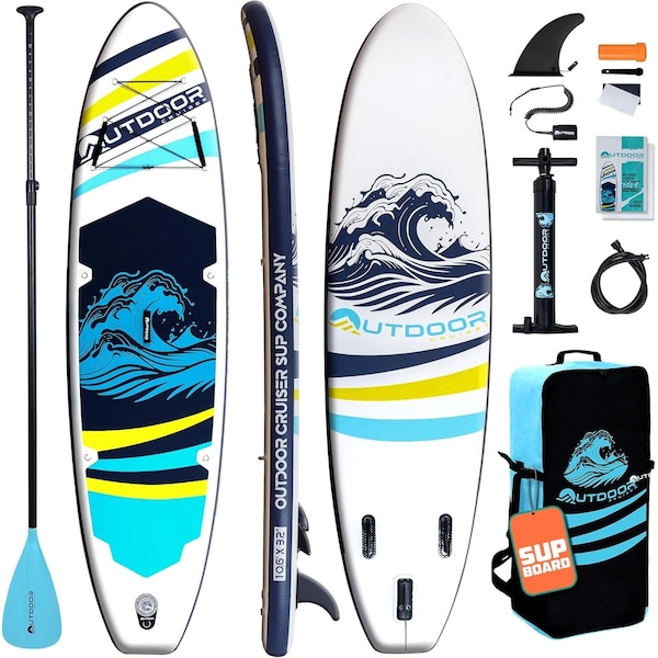 Outdoorcruiser Outdoor Crusier Inflatable Stand Up Paddle Board, Ultra Portable and Lightweight, Wide Stable OCPD03 - main