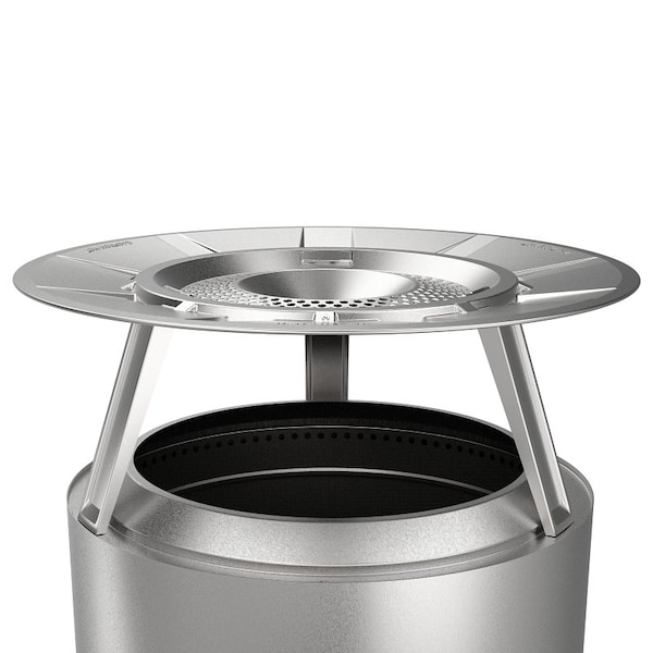 Solo Stove Yukon Heat Deflector, Stainless Steel, Silver SSYUK-27-DEFLECTO - main