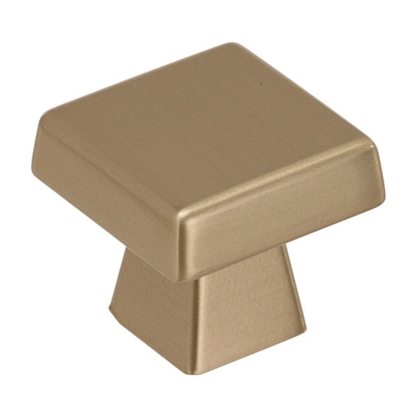 Gardencare 1.5 in. Blackrock Square Cabinet Knob - Golden Champagne GA751302 - main