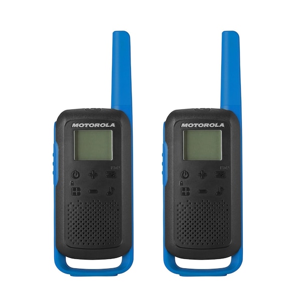 Motorola Solutions Two-Way Radio Black W/Blue Two-Pack T270 - main