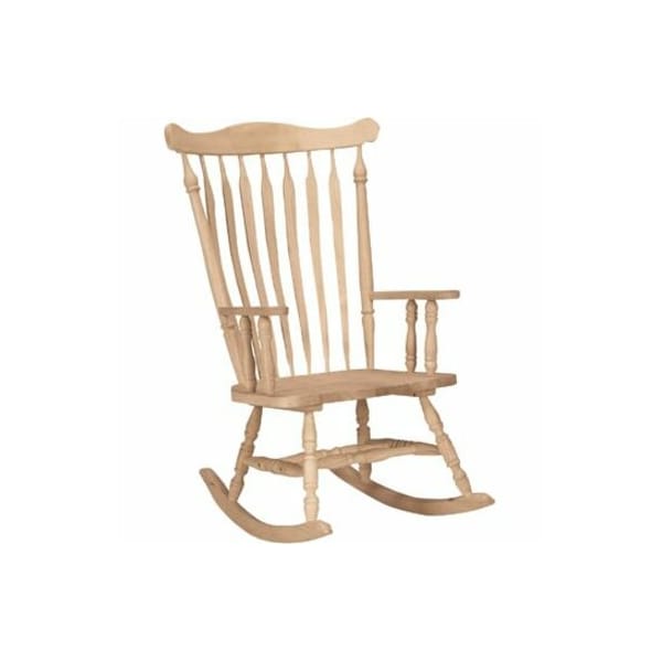 International Concepts Solid Wood Rocker, Cherry R06-120 - main