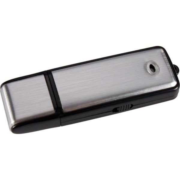 Kjb Security Products USB Flashdrive Voice Recorder 8GB - 8 GB - USB - 90 Day Warranty D1408 - main