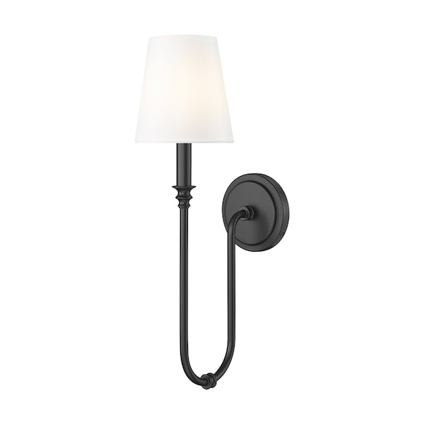 Z-Lite Jisele Matte Black 1 Light Wall Sconce 4505-1S-MB - main