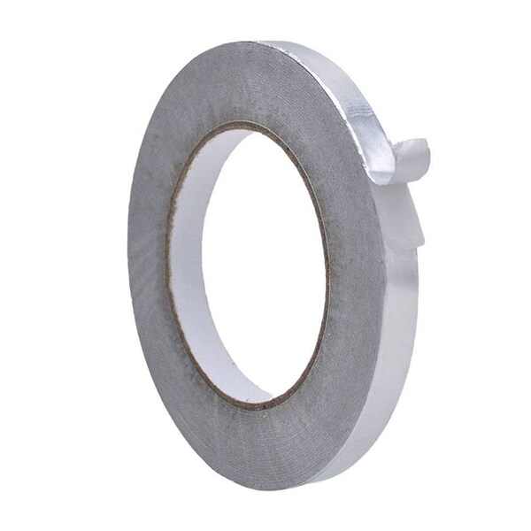Wod Tape Commercial Grade Aluminum Foil Tape Multipurpose for HVAC and Insulation: 1/2 in. x 50 yds, 96PK WOD AFT16A-00500-96-50-SIL - main