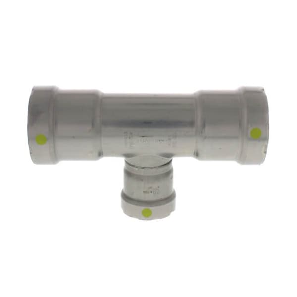 Viega MegaPressG tee P1 1.5 P2 1.5 P3 1 carbon steel zinc-nickel coating 25371 - main