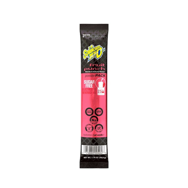 Sqwincher Sports Drink Mix Powder 1.76 oz., Fruit Punch, PK8 159016803 - main