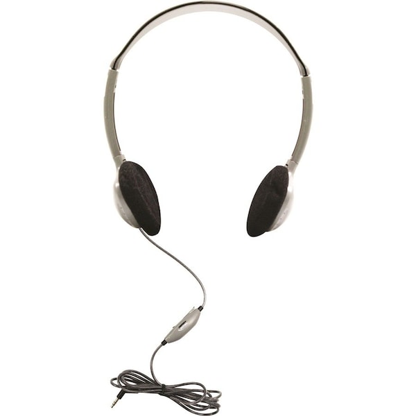 Hamiltonbuhl Hamilton Buhl SchoolMate Personal Mono/Stereo Headphones with In-Line Volume, 32 Ohms Impedance HA2V - main