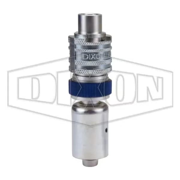 Dixon Dix-Lock N Series Bowes Interchange Quick Disconnect Coupler with Male Locking Head Ferrule, 1/2 in N4S4-LS-WF - main