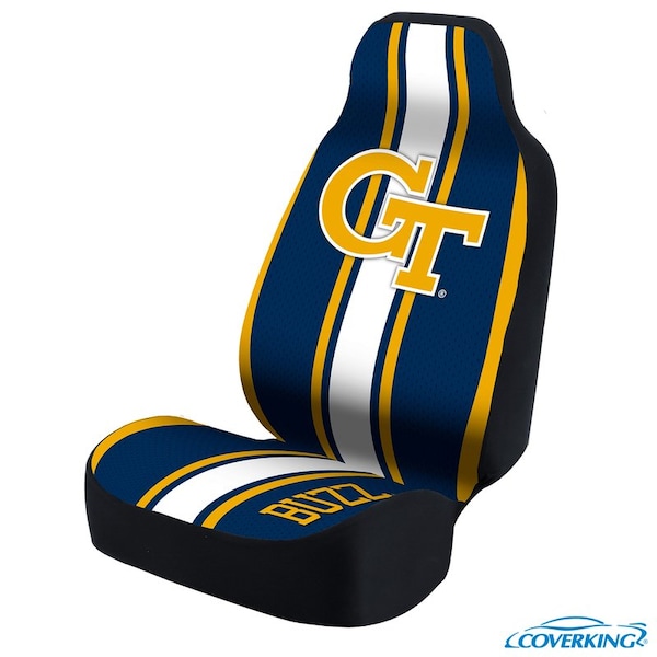 Coverking UNIVERSAL ULTISUEDE SEAT COVER DESIGNER 1PC, GEORGIA INSTITUTE OF TECHNOLOGY, ELA035 USCSELA035 - main