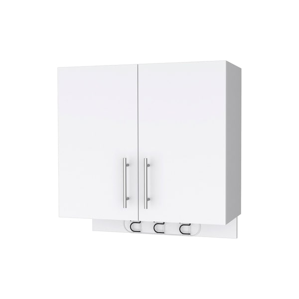Homeroots 26" White Accent Cabinet With One Shelf 518203 - main