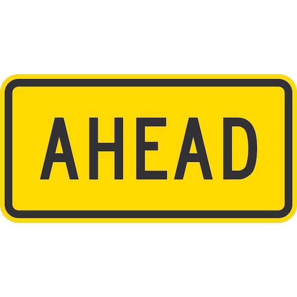 Lyle W16-9, Ahead, 24x12, High Intensity Prismatic, Yellow G-11699-HI_24x12 - main
