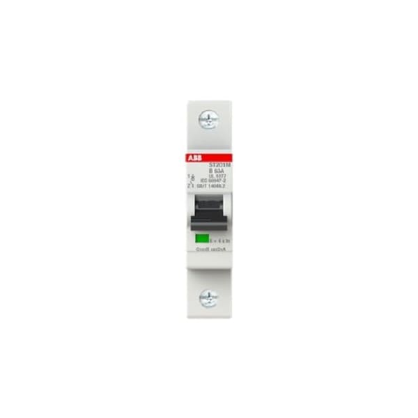 Abb Miniature Circuit Breaker - ST200M - 1P - 63 A - B ST201M-B63 - main