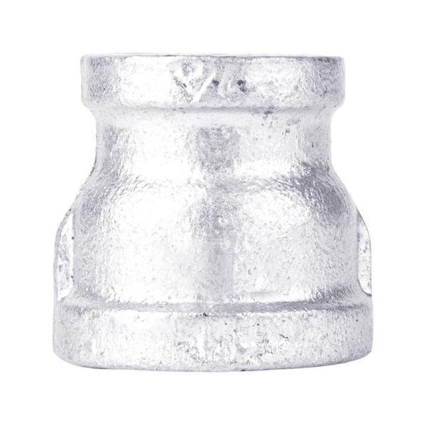 Stz Industries 1-1/2 in. FIP each X 1 in. D FIP Galvanized Malleable Iron Reducing Coupling 311RC-1121 - main