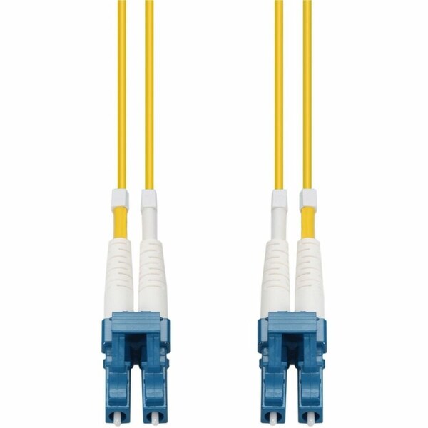 Add-On 2.5M LC TO LC YELLOW OS2 DUPLEX OFNR (RISER-RATED) SMF FIBER PATCH CABLE ADD-LC-LC-2-5M9SMF - main