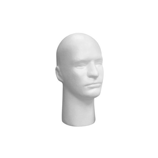 Specialty Store Services Men'S White Styrofoam Display Head 5766 - main