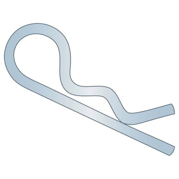 Huyett Bridge Pin, Zinc Plated Spring Steel, 0.120 in Wire Dia x 1.906 in Length BP-21041 - main