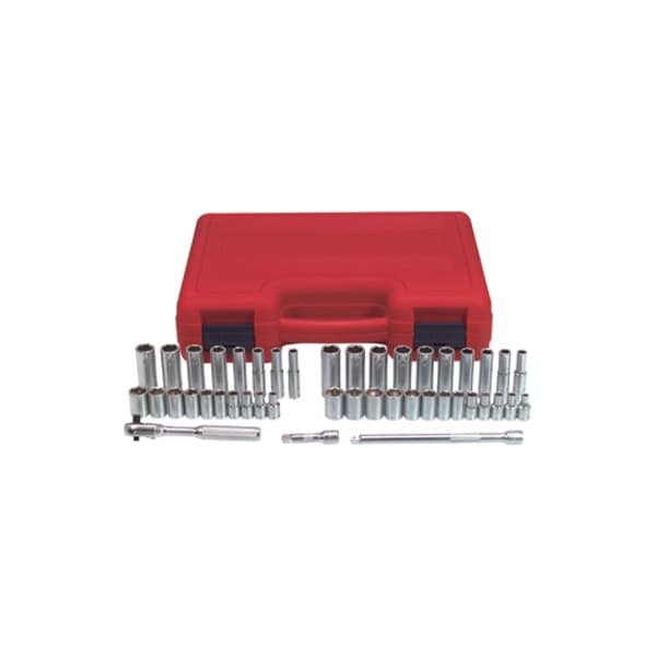K-Tool International SAE/Mtrc Stnd/Dp Sockt Set, 1/4"Dr, 44pcs. KTI-21044 - main