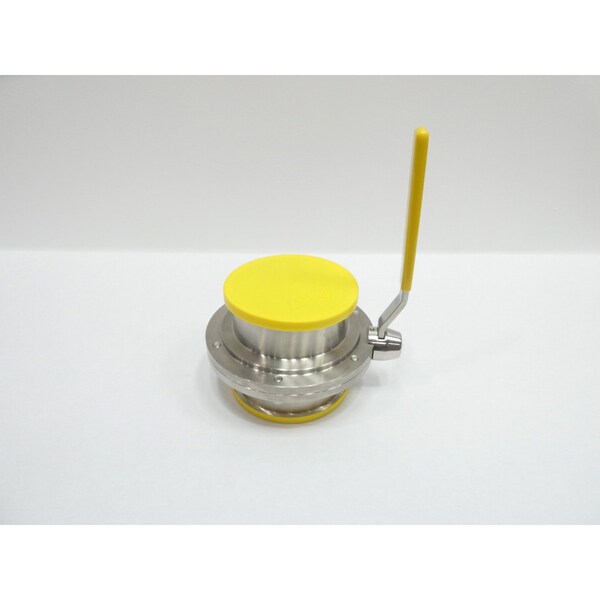 Top-Flo MANUAL STAINLESS TRI-CLAMP BUTTERFLY VALVE 6IN 316L S0320 - main