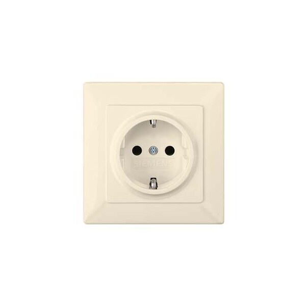 Siemens DELTA line SCHUKO socket outlet 250 V AC, 16A With screwless Connection terminals 5UB1583 - main