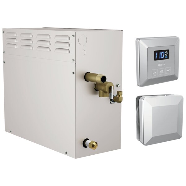 Delta Universal Showering Components Simplesteam Kit - 15Kw In Lumicoat Chrome 5P-EST15-PR - main