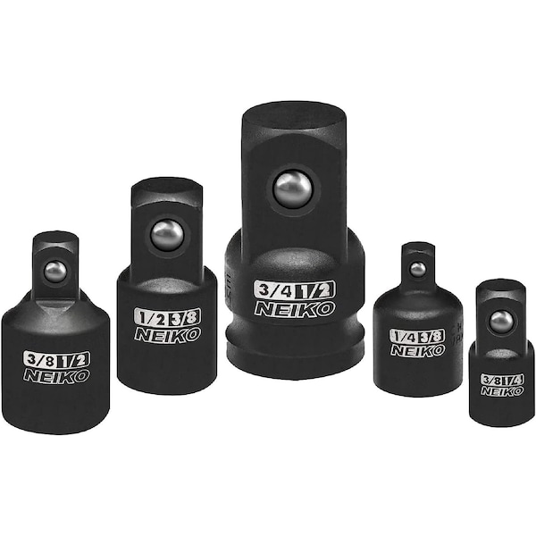 Neiko 5 Piece Impact Socket Adapter Set, Standard SAE 30249A - main