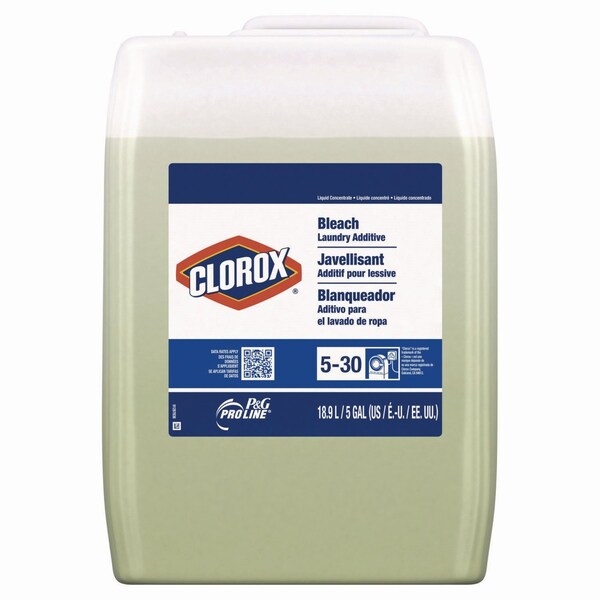 P&G Pro Line Clorox Bleach Laundry Additive, Fresh Scent, 5 gal Bottle 83520648 - main