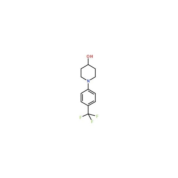 Ak Scientific 1-(4-Trifluoromethylphenyl)piperidin-4-ol (1g), CAS 681508-70-3 V0025-1g - main