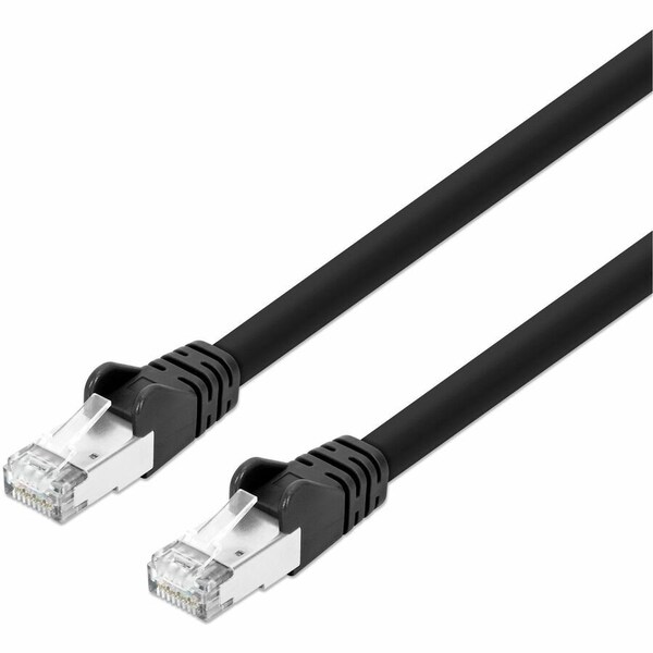 Intellinet Network Solutions CAT8.1 S/FTP NETWORK PATCH CABLE, 1 FT., BLACK 743044 - main