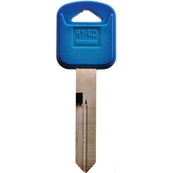 Hy-Ko Key Blank, Brass/Plastic, Nickel, For: Ford Vehicle Locks 13005H75PB - main