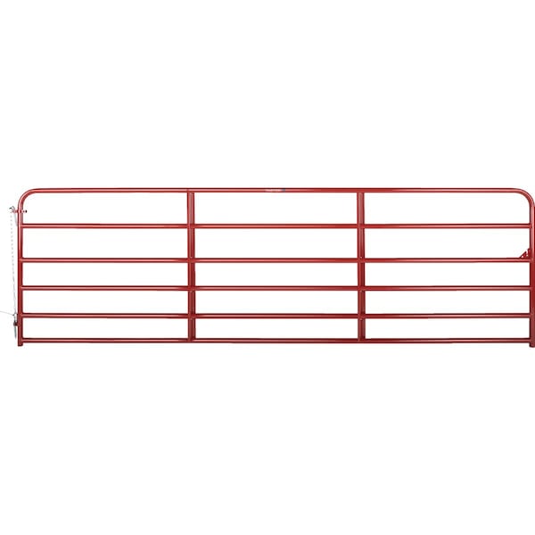 Tarter 50'' H.x14 ' L.x1-3/4'' Tube Diameter Red Economy Tube Gate 6ER14 - main