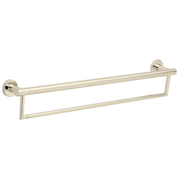 Delta Bathsafety 24 in Contemporary Towel Bar With Assist Bar In Polished Nickel 41519-PN - main