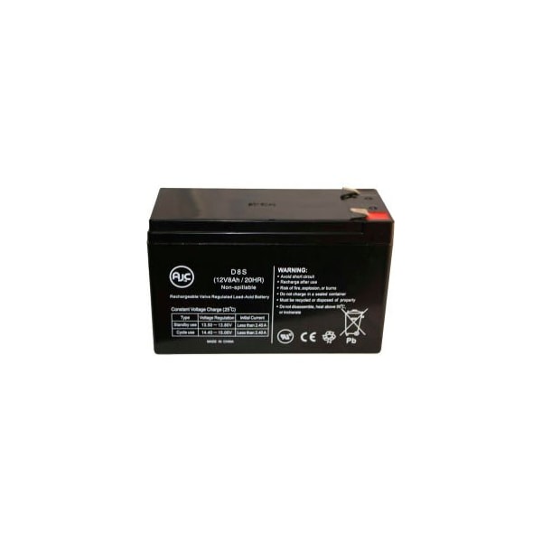 Battery Clerk AJC PowerVar Security One ABCE1440-11R, ABCE1440-22R 12V 8Ah UPS Battery AJC-D8S-M-4-123390 - main
